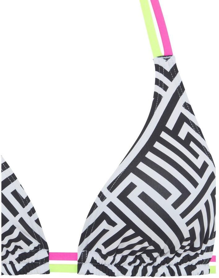 Buffalo Triangel-bikinitop Gioletta met modieuze contrasterende bandjes - Foto 3