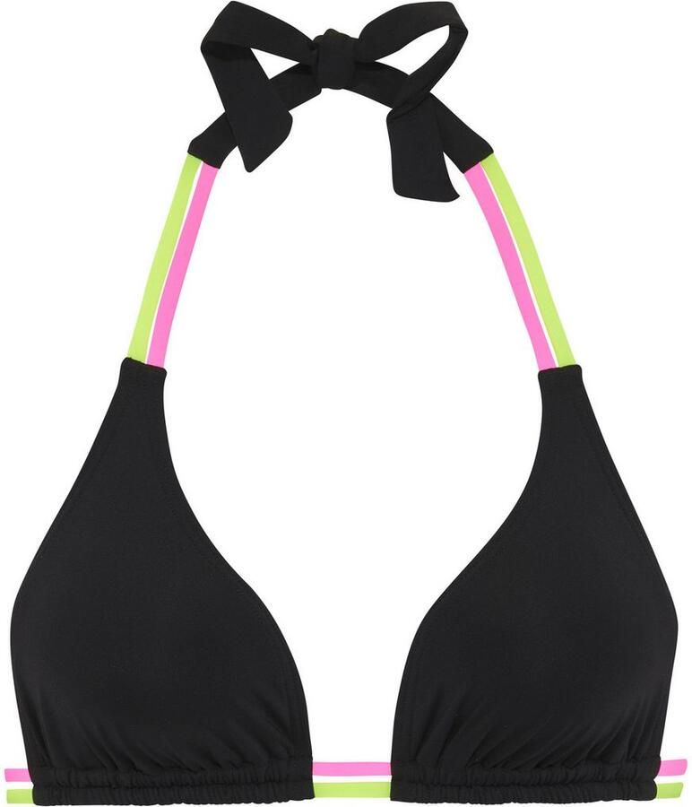 Buffalo Triangel-bikinitop POP Met contrasterende dubbele bandjes