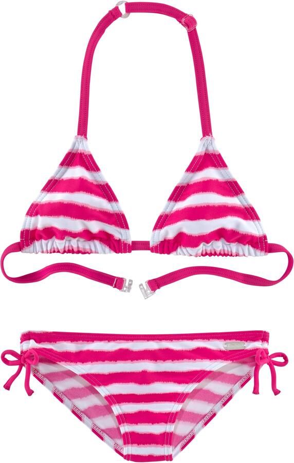 Buffalo Triangelbikini in trendy streep-look - Foto 3