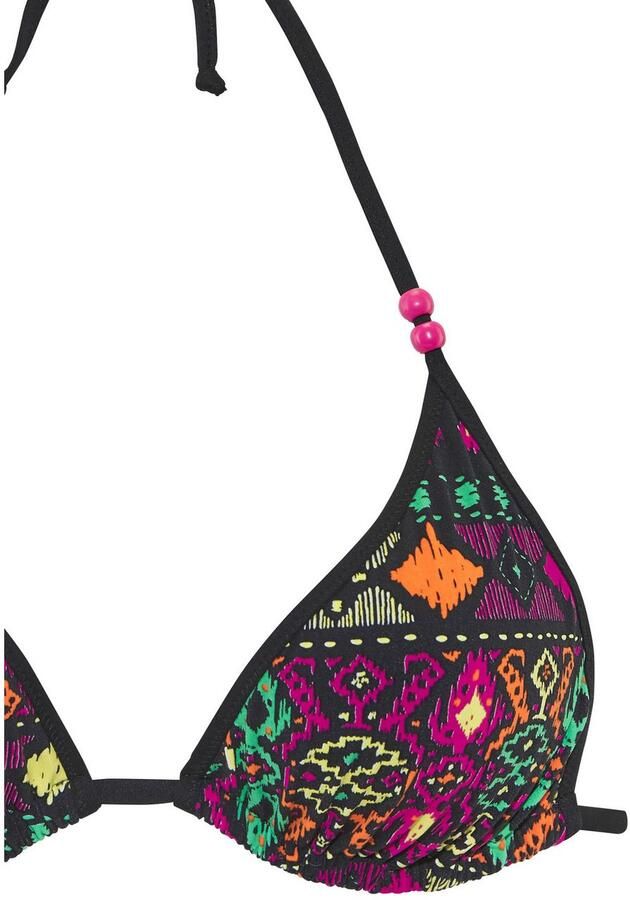 Buffalo Triangelbikini kleurvol etnisch patroon - Foto 3