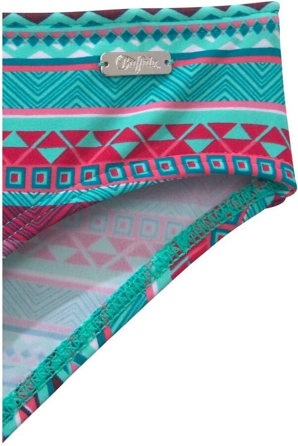 Buffalo Triangelbikini Lux Kids met abstracte print - Foto 3