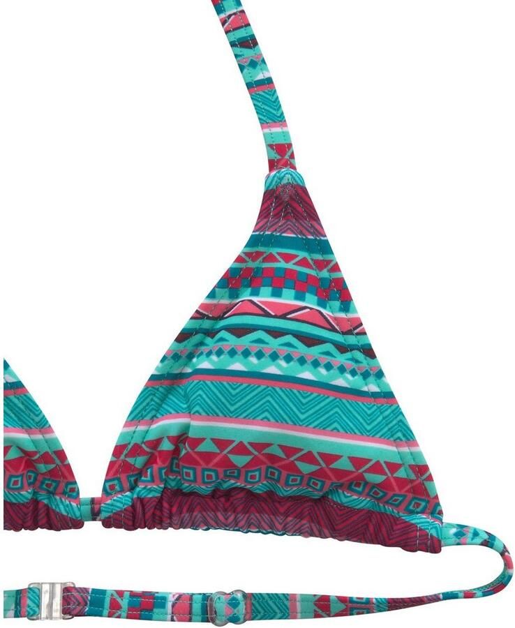 Buffalo Triangelbikini Lux Kids met abstracte print