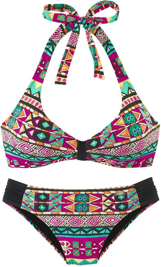 Buffalo Triangelbikini met kleurrijk ontwerp - Foto 5