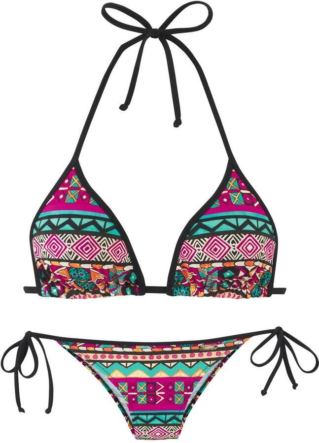 Buffalo Triangelbikini met kleurrijk ontwerp