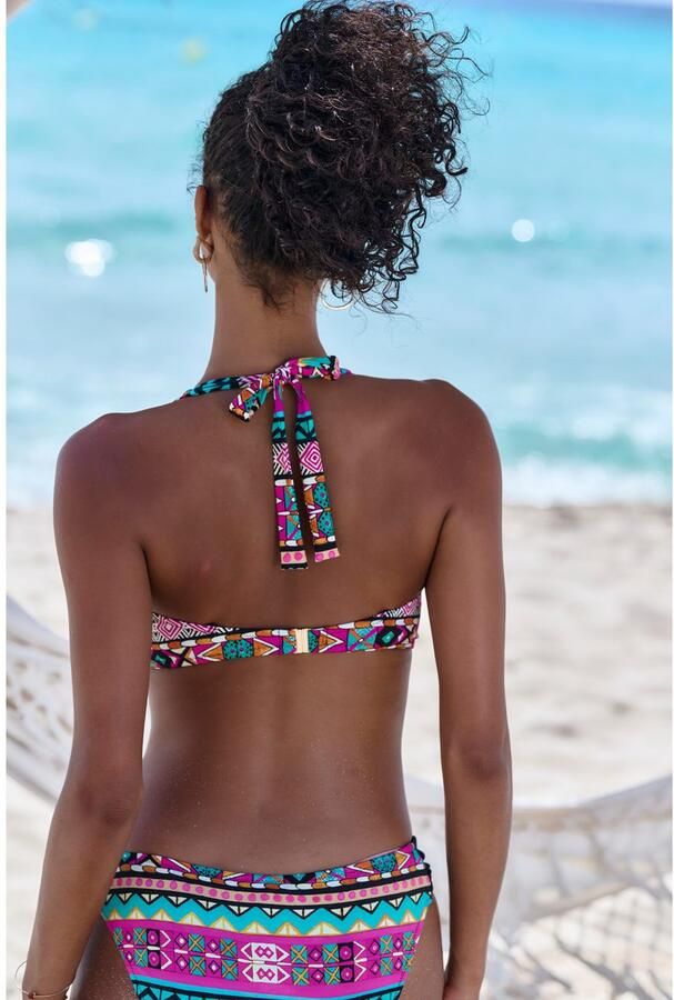 Buffalo Triangelbikini met kleurrijk ontwerp - Foto 3