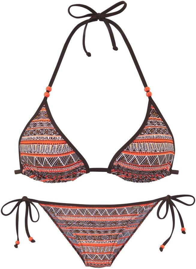 Buffalo Triangelbikini Met trendy streepdruk - Foto 2