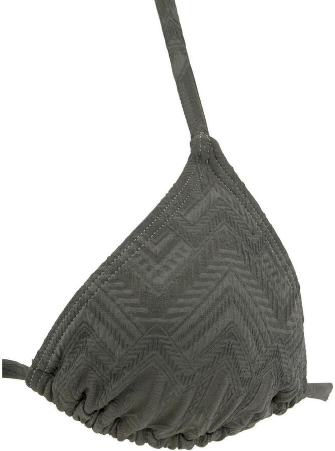 Buffalo Triangelbikini ROMANCE met modieuze structuur