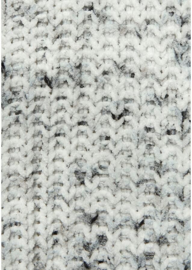 Buffalo Trui met V-hals van zachte chenille gebreide trui knus en zacht pastel - Foto 3