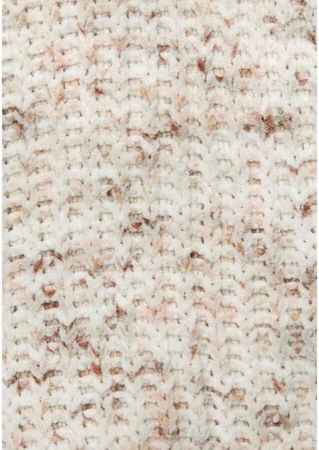 Buffalo Trui met V-hals van zachte chenille gebreide trui knus en zacht pastel - Foto 4