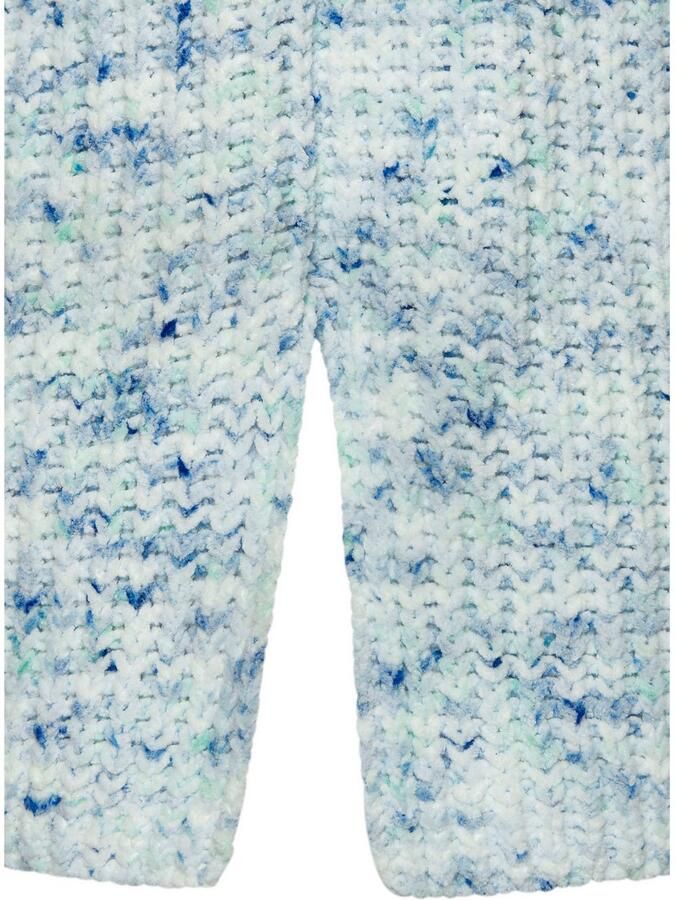 Buffalo Trui met V-hals van zachte chenille gebreide trui knus en zacht pastel