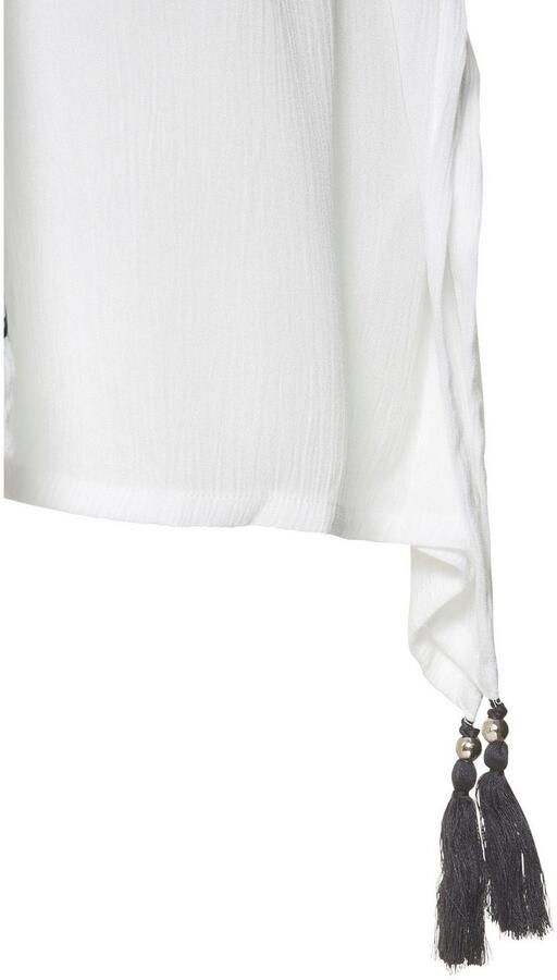 Buffalo Tuniek gemaakt van crêpe viscose blousejurk strandkleding transparant - Foto 6