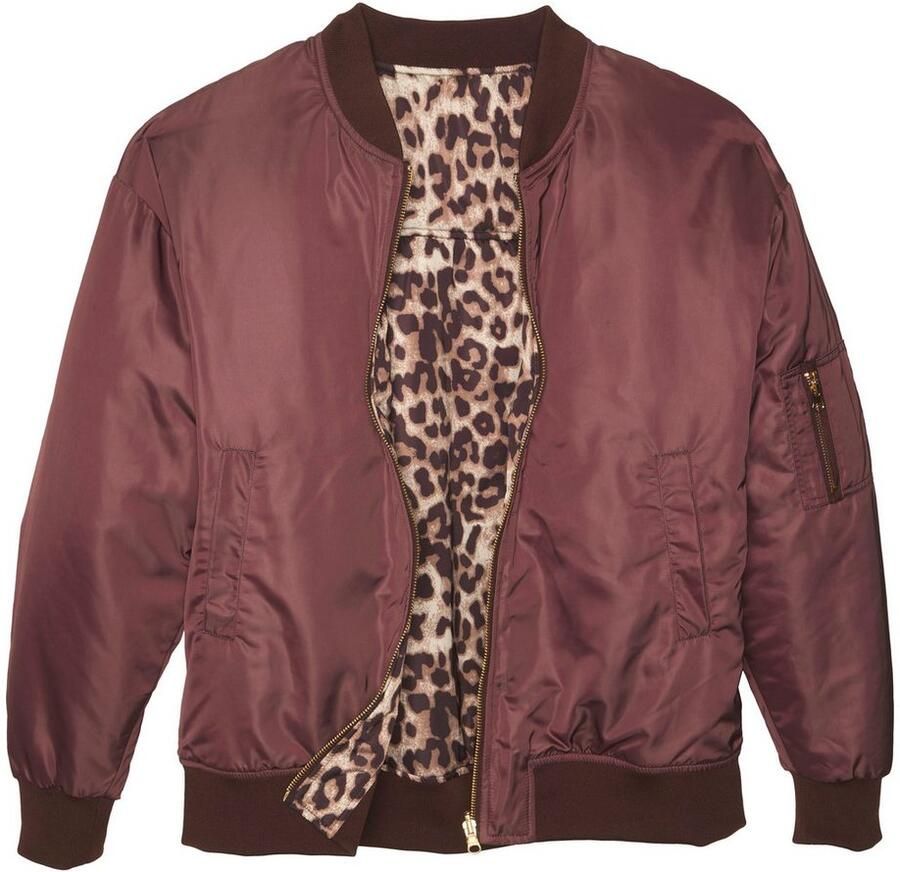 Buffalo Tweezijdig te dragen jack met uni leoprint bomberjack modieus - Foto 2