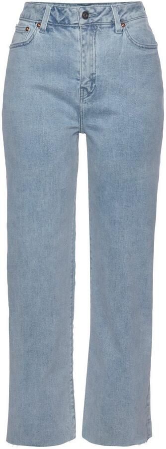 Buffalo Wijde jeans met licht uitgerafelde broekzoom culotte jeans in 7 8-lengte - Foto 6