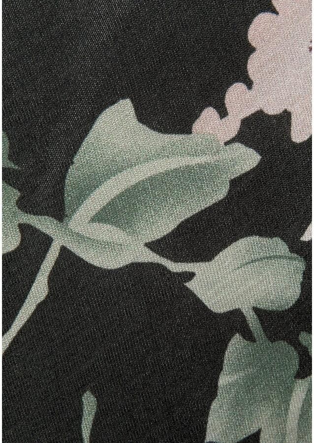 Buffalo Zomerrok met paperbag stijl tailleband in bloemenprint midi rok halflang - Foto 2