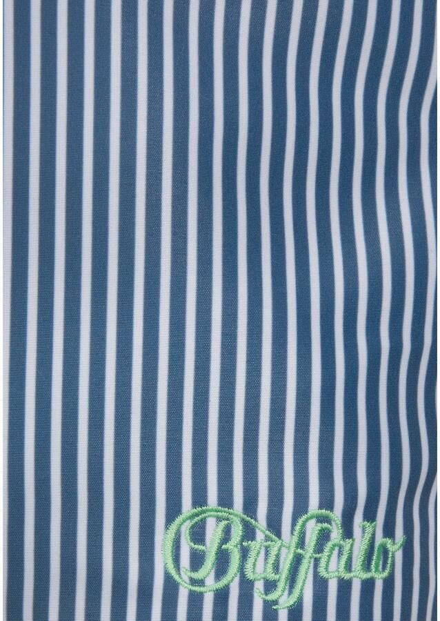 Buffalo Zwemshort in fijne streep-look