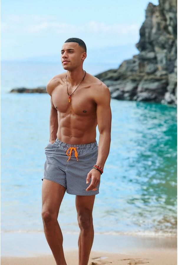 Buffalo Zwemshort in fijne streep-look - Foto 3