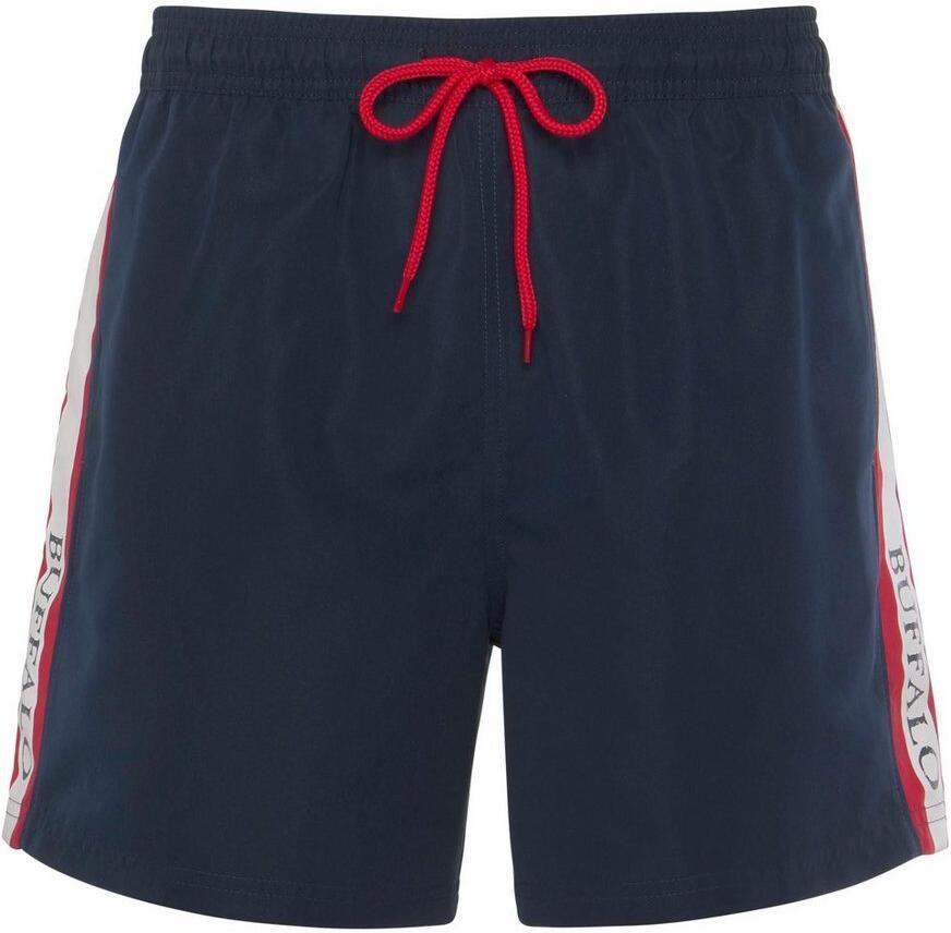 Buffalo Zwemshort met contrastkleurige details