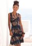 Buffalo Jerseyjurk met all-over print en striklint jurk met bandjes strandjurk zomers - Thumbnail 1