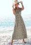 Buffalo Maxi-jurk in all-over print met v-hals en split zomerjurk strandjurk - Thumbnail 1