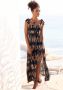 Buffalo Maxi-jurk met strikbandjes met een all-over print zomerjurk strandjurk - Thumbnail 1