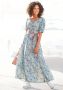 Buffalo Maxi-jurk met delicate bloemenprint en v-hals zomerjurk strandjurk - Thumbnail 1
