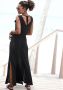 Buffalo Maxi-jurk met sierbandjes en split zomerjurk strandjurk - Thumbnail 1