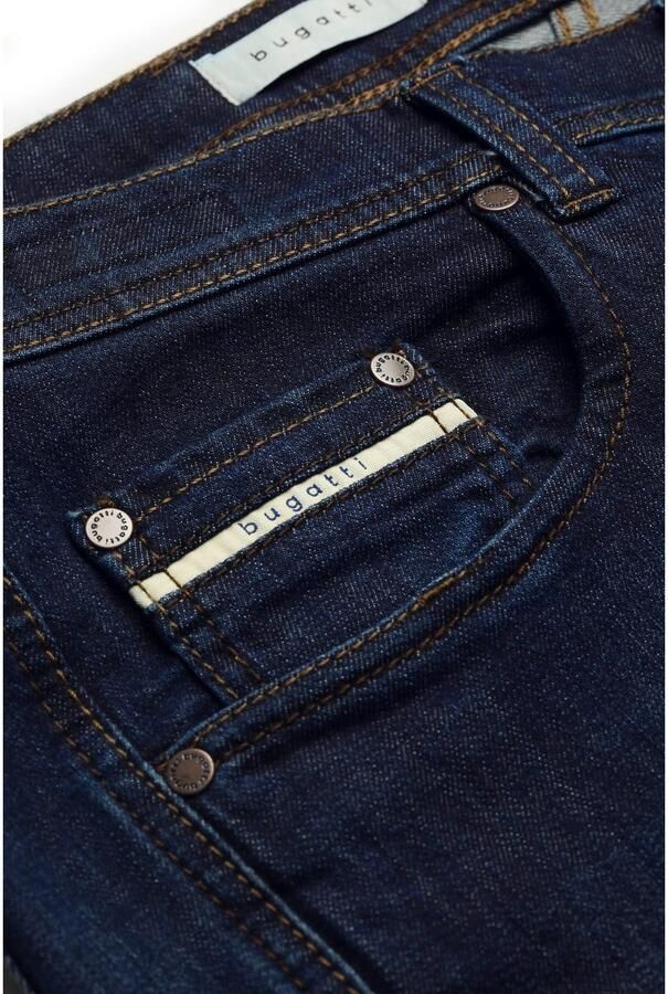 Bugatti 5-pocket jeans Band met riemlussen en zip-fly