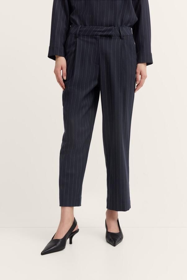 Bugatti Bandplooibroek Elegant met krijtstrepen en stretch - Foto 5