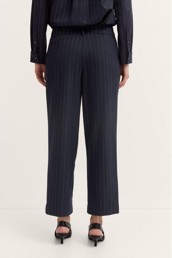 Bugatti Bandplooibroek Elegant met krijtstrepen en stretch - Foto 3