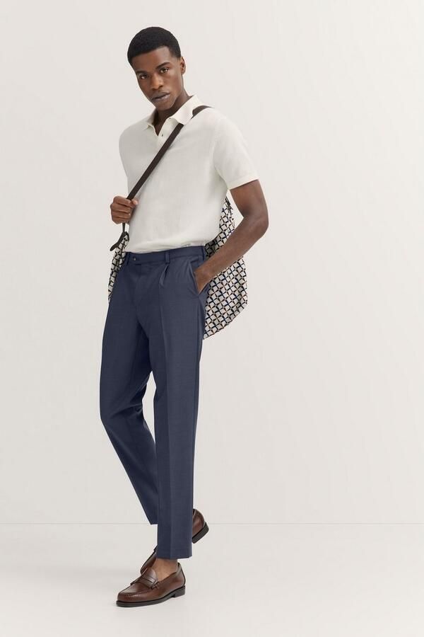 Bugatti Bandplooibroek met stretch en tailleplooien - Foto 4