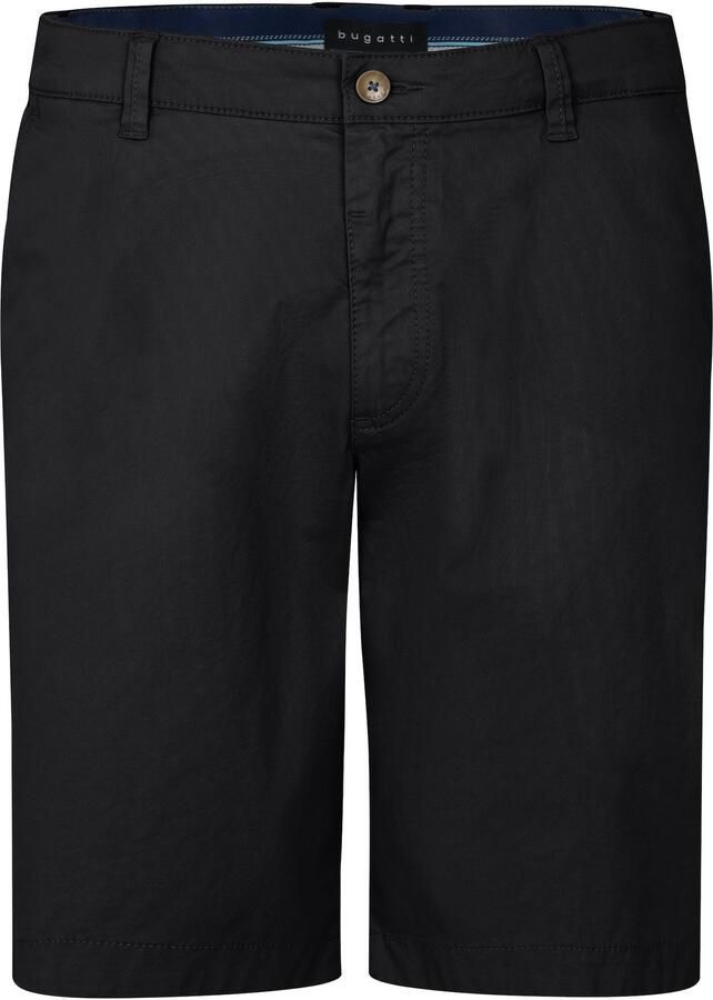 Bugatti Regular fit korte chino met ceintuurlussen model 'Flat' - Foto 2