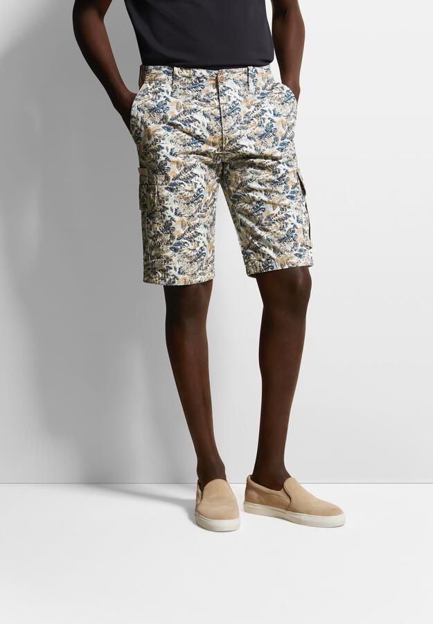 Bugatti Bermuda met grafische all-over print - Foto 7