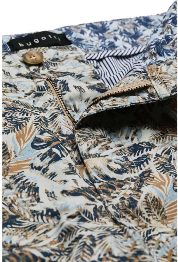 Bugatti Bermuda met grafische all-over print - Foto 3