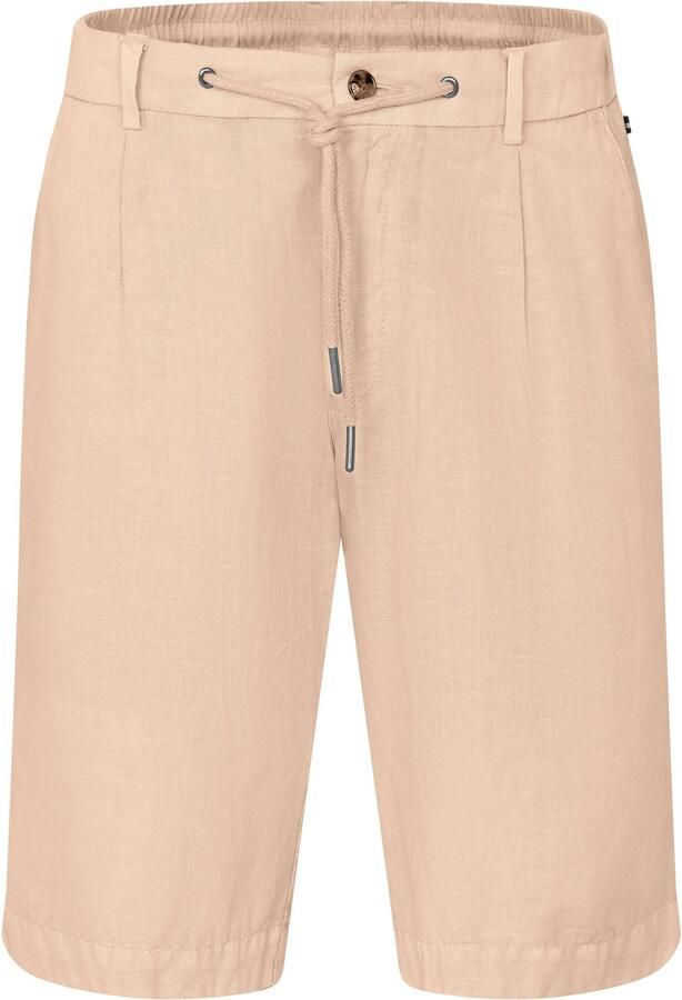 Bugatti Bermuda van linnen-katoenmix - Foto 7