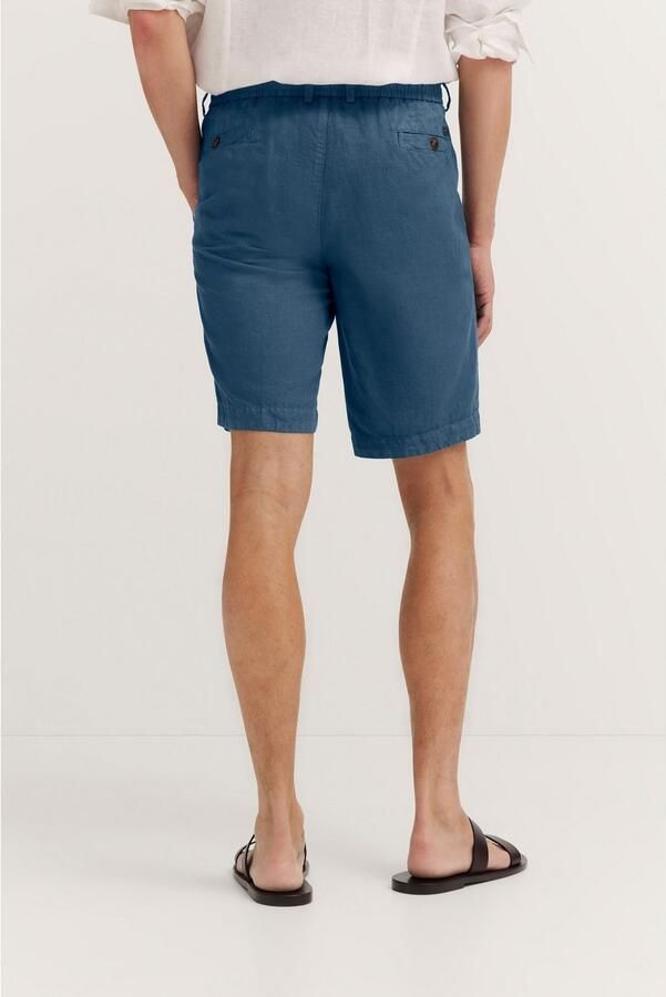 Bugatti Bermuda van linnen-katoenmix - Foto 4