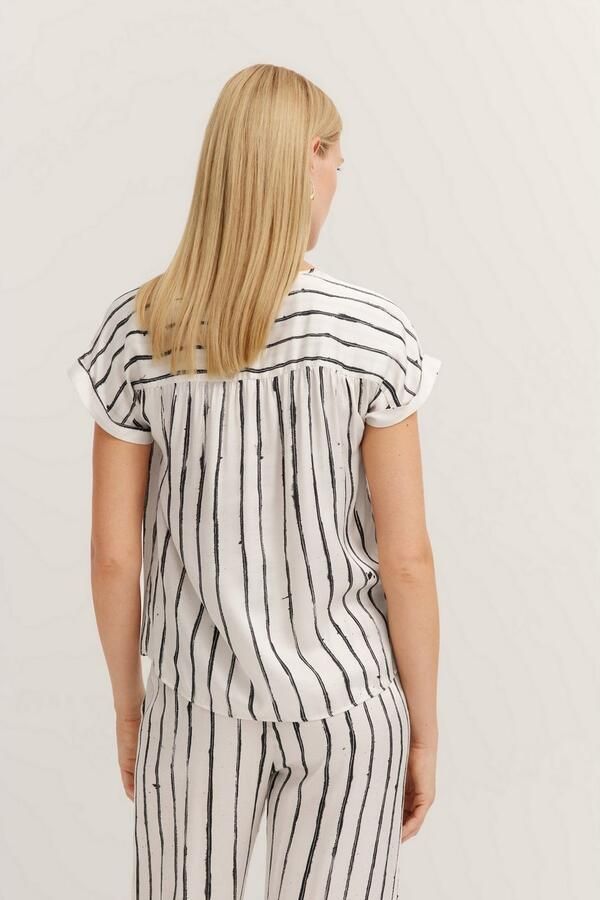 Bugatti Blouse met korte mouwen - Foto 4