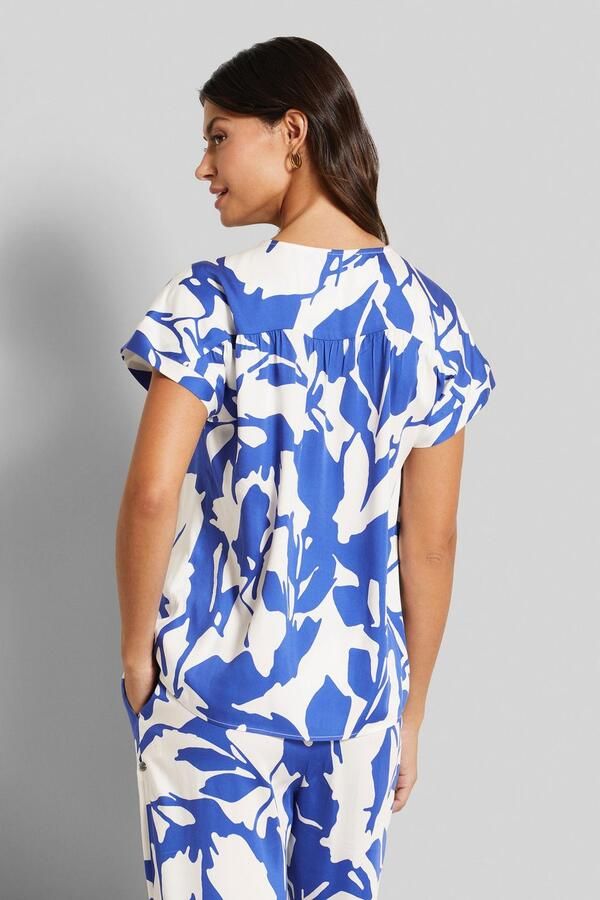 Bugatti Blouse met korte mouwen met afhangende schouders - Foto 5