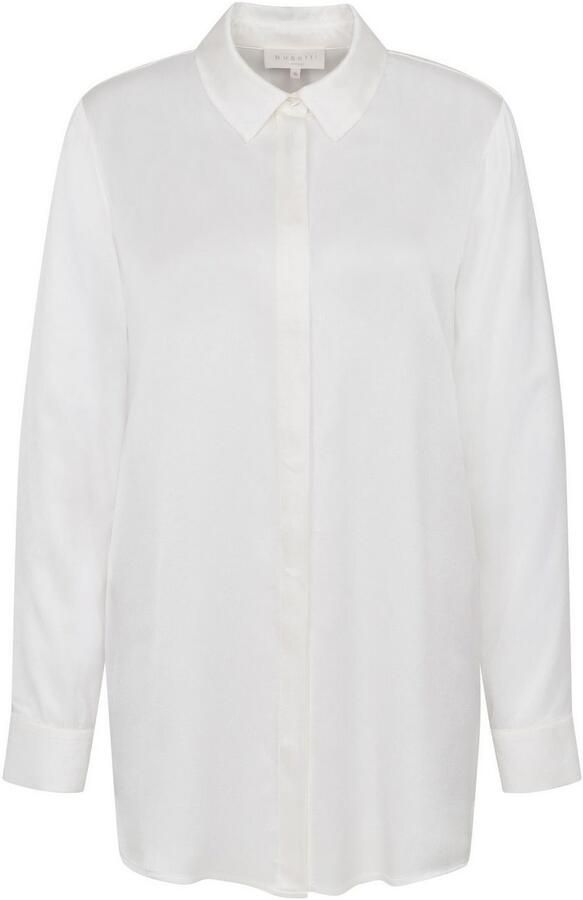 Bugatti Blouse met lange mouwen met een afgeronde zoom - Foto 4