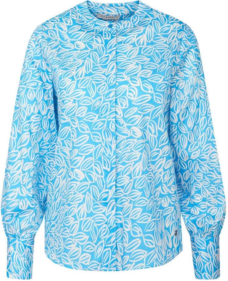 Bugatti Blouse met lange mouwen met een ronde hals