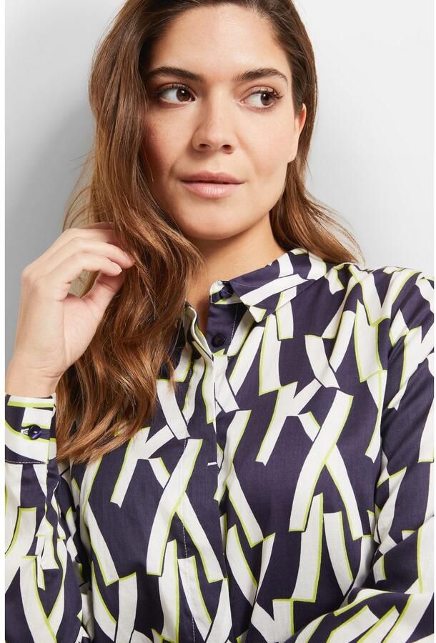 Bugatti Blouse met lange mouwen met overhemdkraag - Foto 3