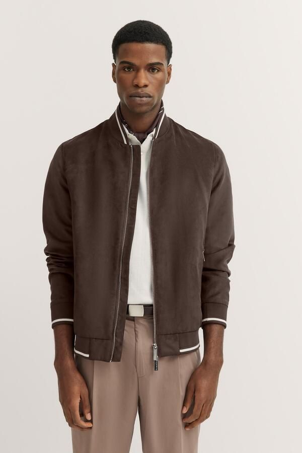 Bugatti Blouson van waterafstotend suede - Foto 9