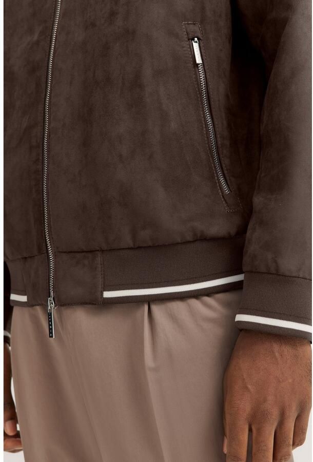 Bugatti Blouson van waterafstotend suede - Foto 5