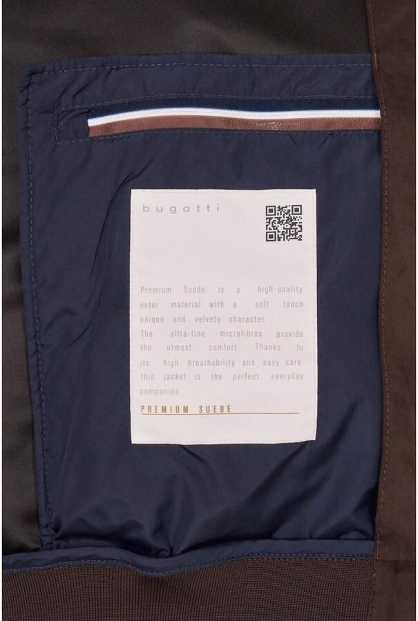 Bugatti Blouson van waterafstotend suede - Foto 6