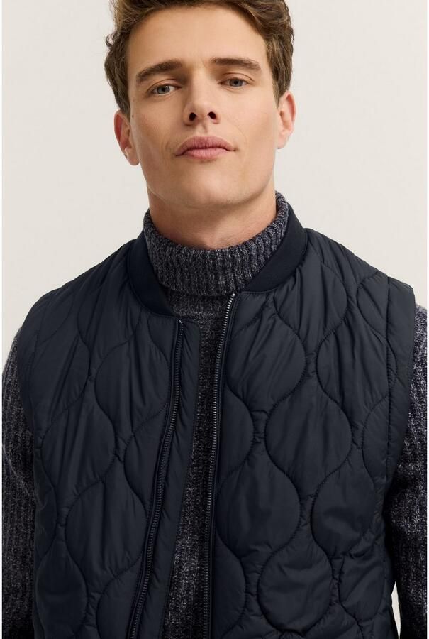 Bugatti Bodywarmer Airseries Regular Fit met golfstiksel - Foto 4