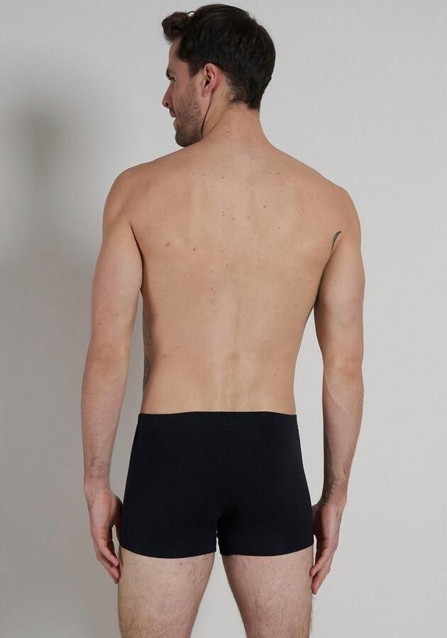 Bugatti Boxershort Livorno zacht basic smal ade d brede band katoenmix met logo (Set van 3) - Foto 4