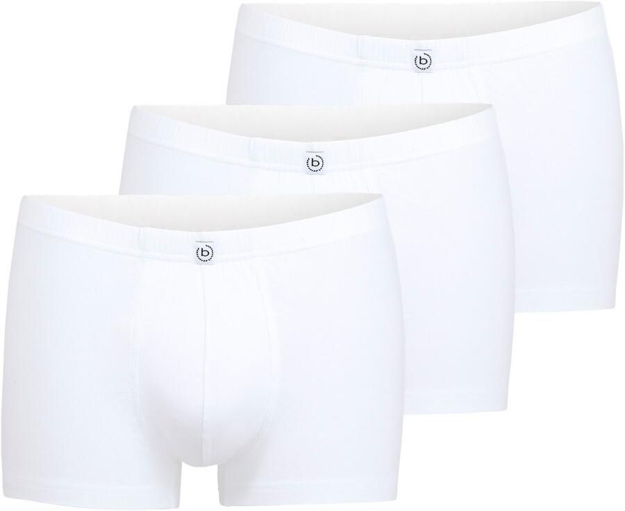 Bugatti Boxershort Livorno zacht basic smal ade d brede band katoenmix met logo (Set van 3) - Foto 5