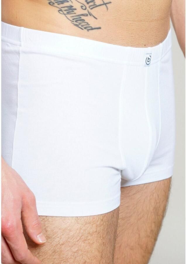 Bugatti Boxershort Livorno zacht basic smal ade d brede band katoenmix met logo (Set van 3) - Foto 2