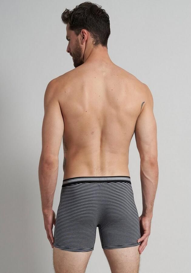 Bugatti Boxershort Praag comfortabel ade d katoenmix met logo nauw lang (Set van 3) - Foto 4