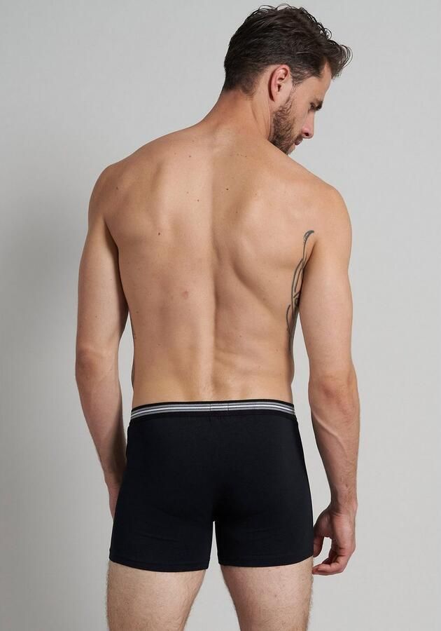 Bugatti Boxershort Praag comfortabel ade d katoenmix met logo nauw lang (Set van 3) - Foto 4