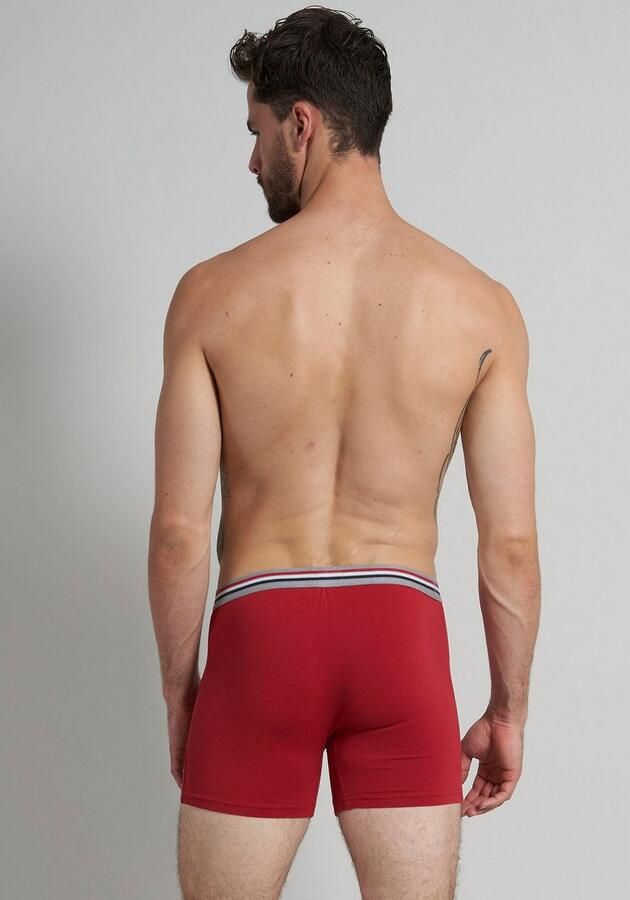 Bugatti Boxershort Praag comfortabel ade d katoenmix met logo nauw lang (Set van 3) - Foto 4